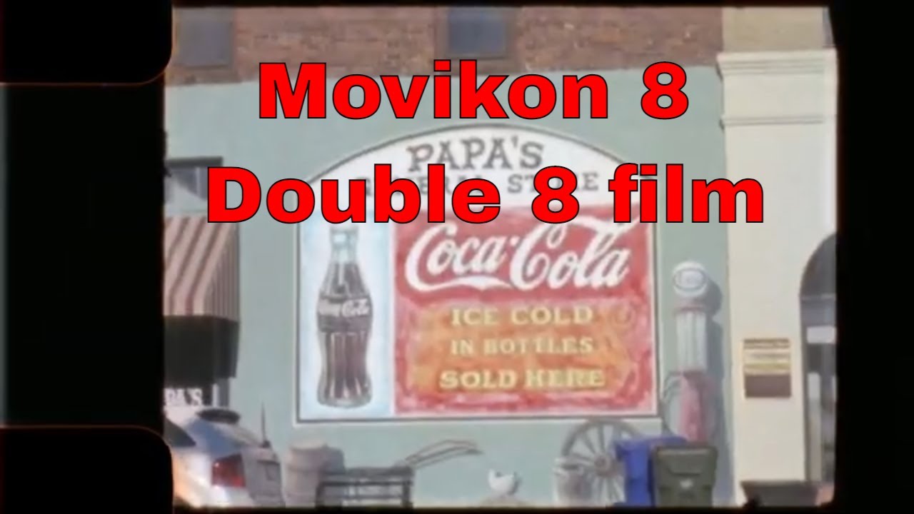 8mm film Double 8 Cine Color 40 movie film shot with the Movikon 8 in December 2022.
