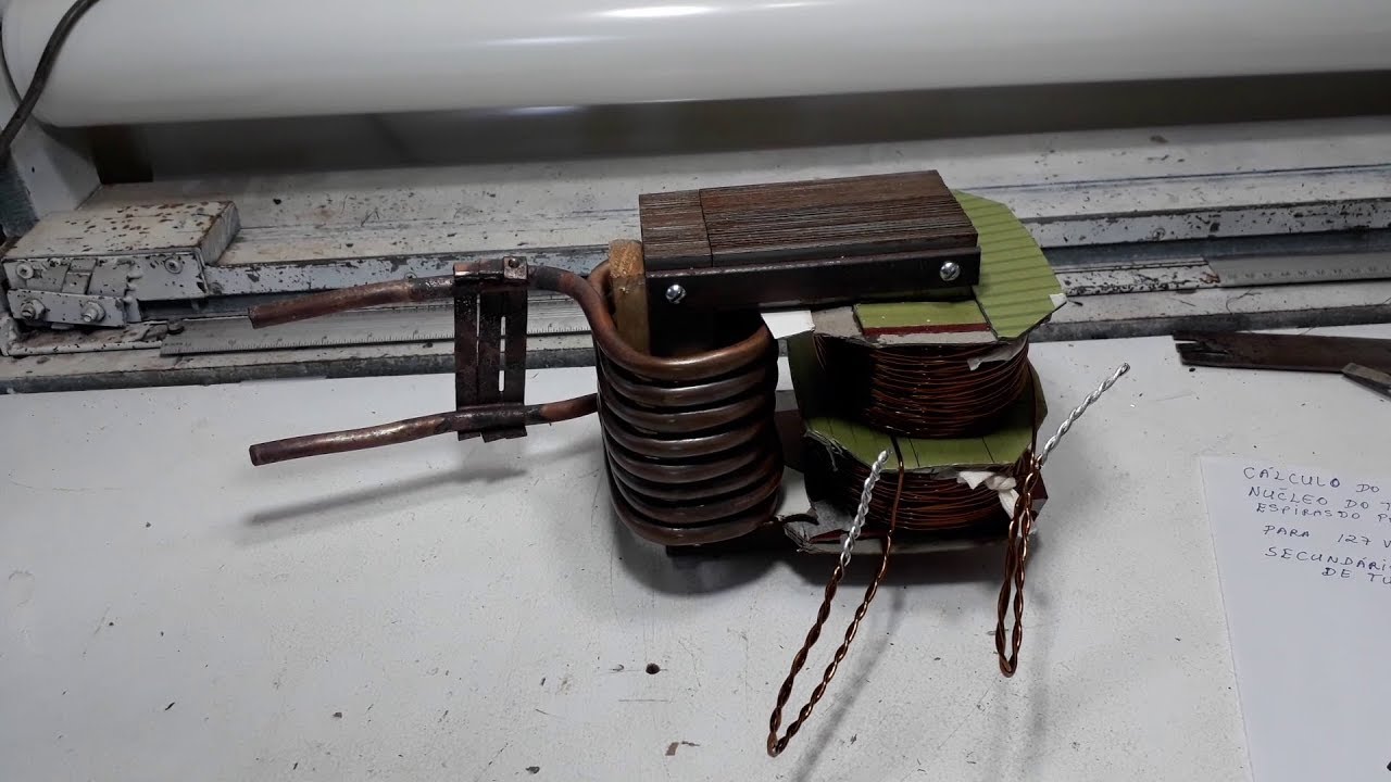 CHUVEIRO POR INDUÇÃO ELETROMAGNÉTICA ARTESANAL EXPERIMENTAL