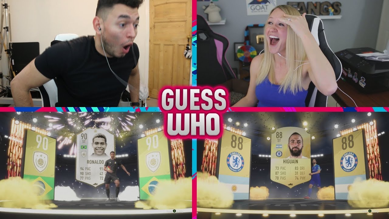OMG WE PACKED R9 ICON RONALDO IN AN INSANE GUESS WHO FIFA vs Fangs (ICON IN A PACK)