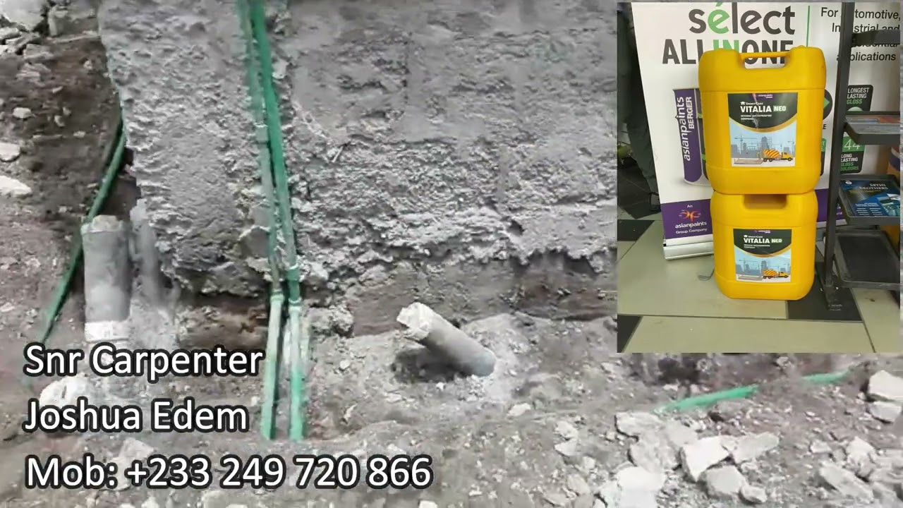 Building in Ghana | Ep-106 | Mr. Bright Project | Avioding Dampness before it become lates |