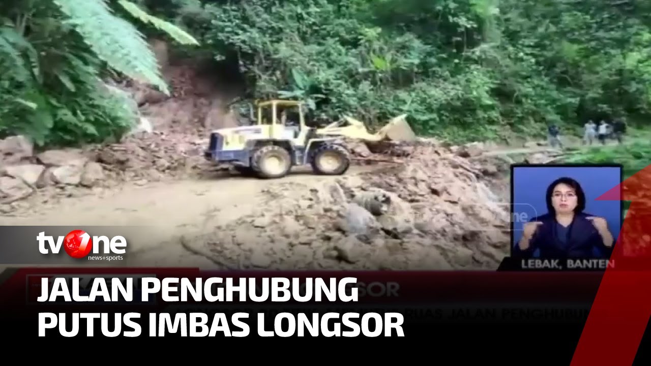 Bencana Longsor di Lebak Memutus Ruas Jalan Penghubung Warga | Kabar Pagi tvOne