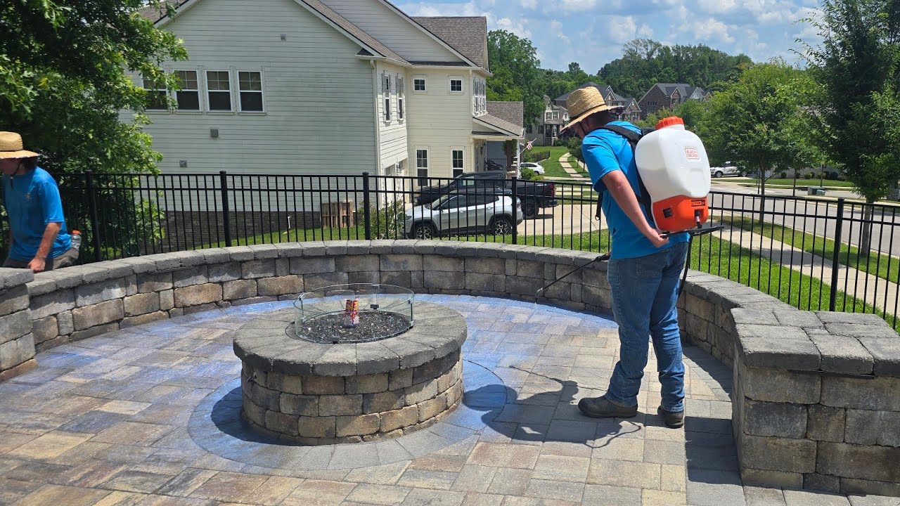 Stone Paver Restoration: Cleaning, Sealing & Weed Removal!