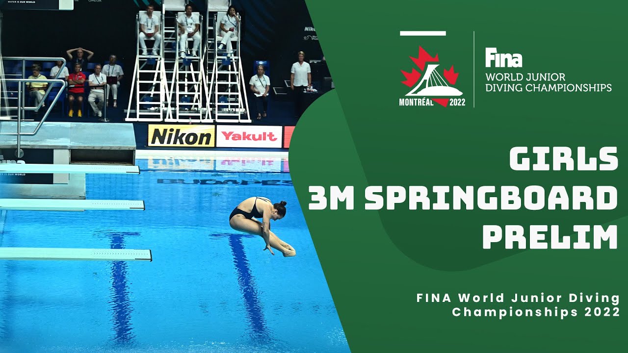 LIVE: Girls 16-18 | 3m Springboard Prelims | World Junior Diving 2022
