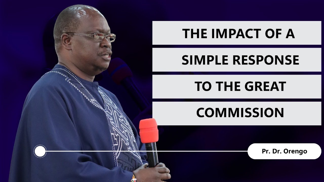 🔴(LIVE) RESPONSE TO THE GREAT COMMISSION - PST. DR. ORENGO || THIRD SERVICE || 24/8/2025