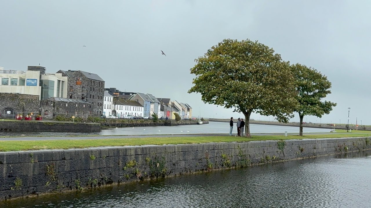 Ireland Galway 3 -  Walking｜Father Griffin Rd｜Claddagh Quay｜Wolfe Tone Bridge