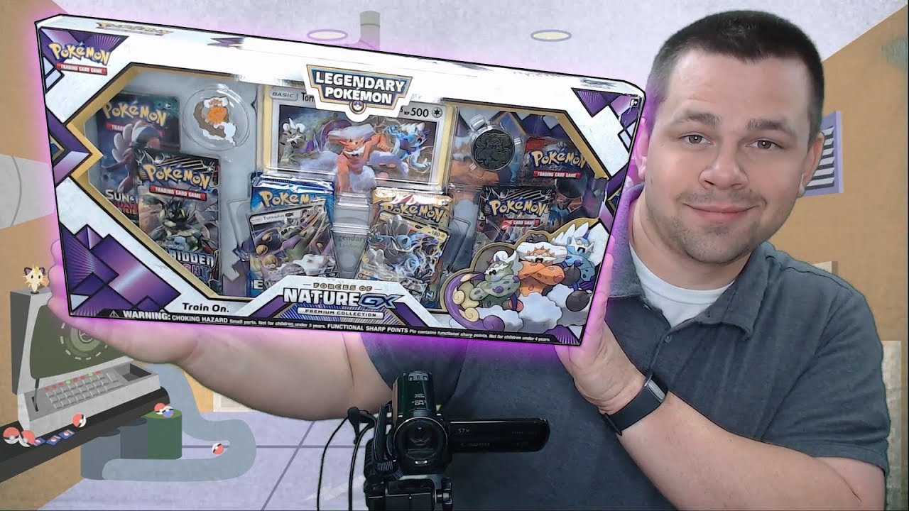 BRAND NEW Pokemon TCG Forces of Nature GX Premium Collection Box Opening!