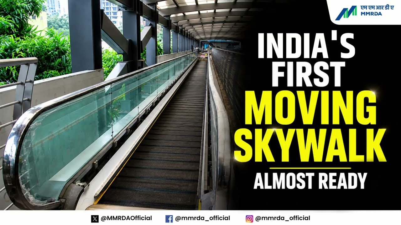 Mumbai to Get India's First Travellator-Equipped Skywalk Linking Monorail, Metro 3, Suburban Railway
