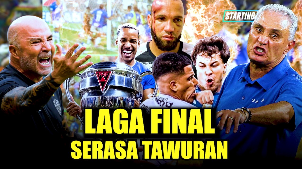 Final Paling Rusuh yang Pernah Ada! Kronologi Baku Hantam Cruzeiro vs Atletico Mineiro