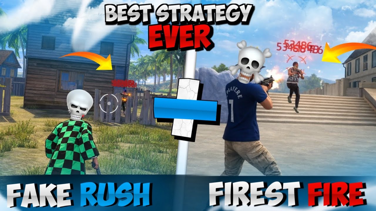 “Fake Rush + First Fire Secret Trick 😱”