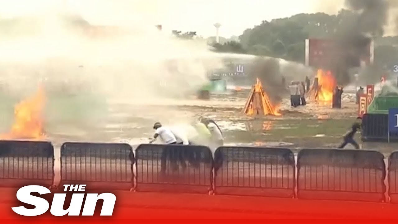 Chinese Hong Kong PLA  video includes 'anti-riot' operations