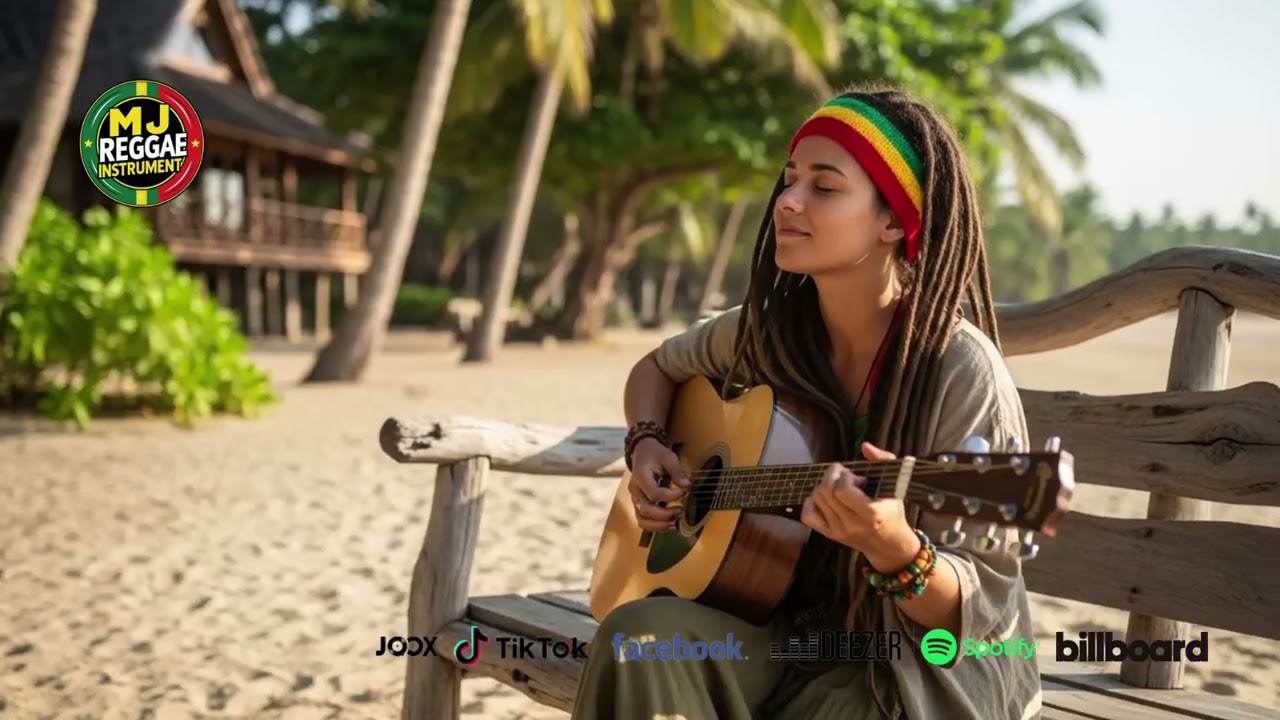 Slow Chill Reggae Instrumental – Calm Guitar Rhythm 🎶
