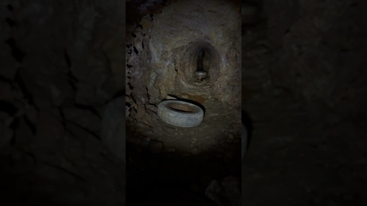 Copper mine exposed - creepy explore #weirdplace #undergroundexploration #abandonedearth