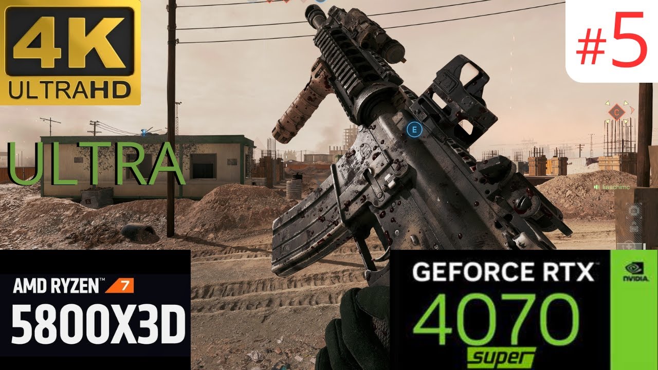 Battlefield 6 - 4K UHD RTX 4070 SUPER - RYZEN 7 5800X3D #5 EXTREME GRAPHICS 4K