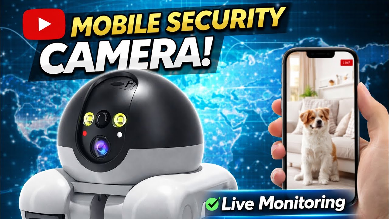 Mobile surveillance camera ￼Robot