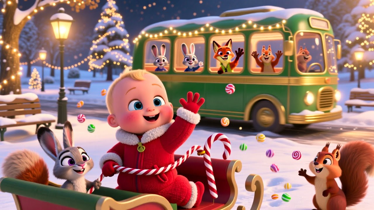 Baby’s Trip to Christmas Town 🎄✨ | Fun Holiday Song for Kids | Magical Winter Adventure