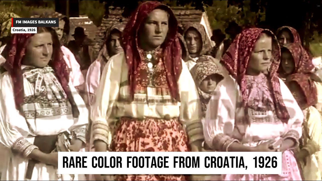 Hrvatska - Rare Color Footage from Croatia, 1926