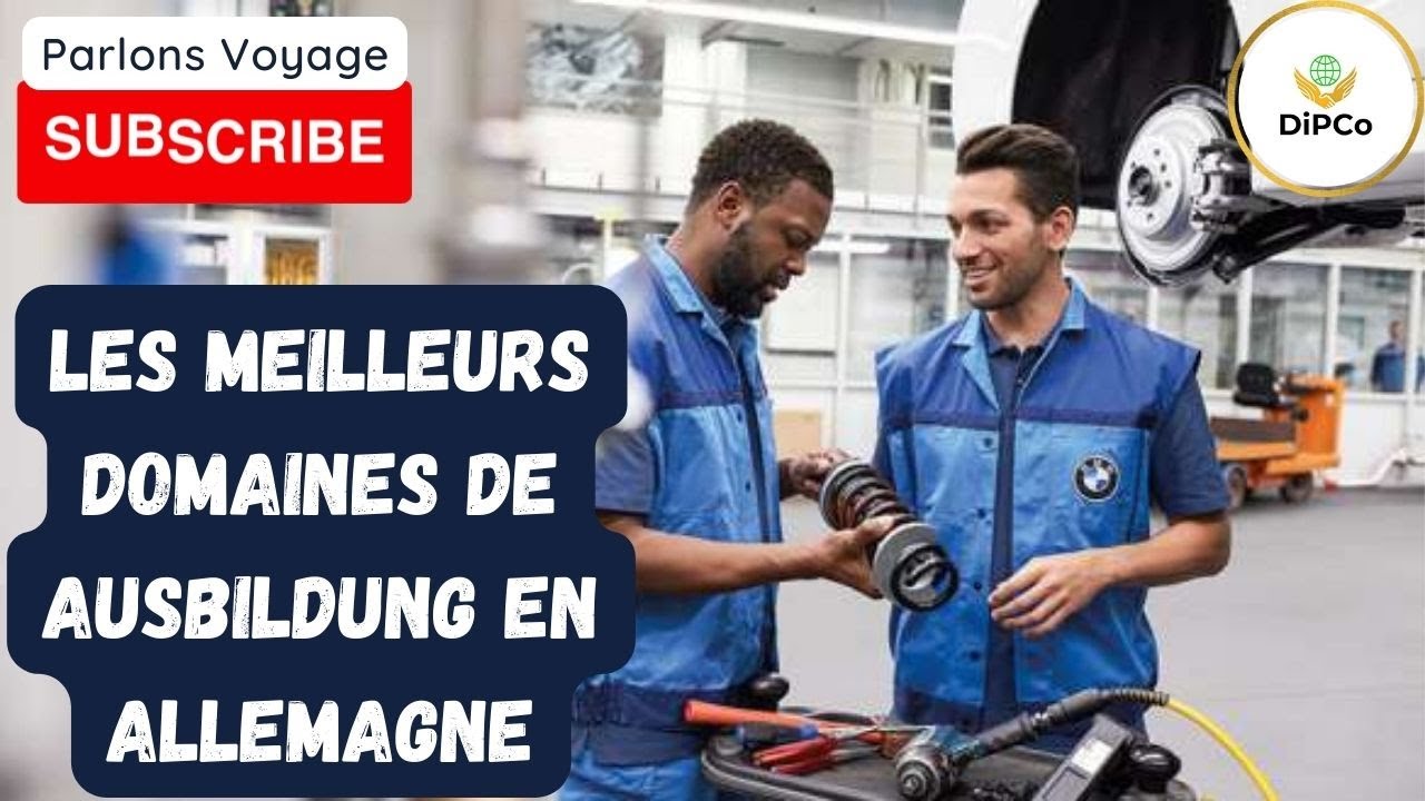 Le Top 5 des meilleurs domaines de formation professionnelle en Allemagne #allemagne #ausbildung
