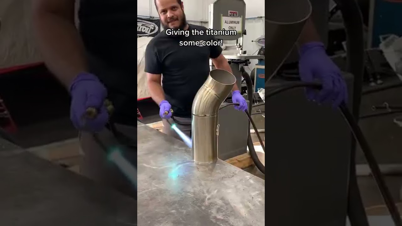 Giving Titanium Some Color #shorts