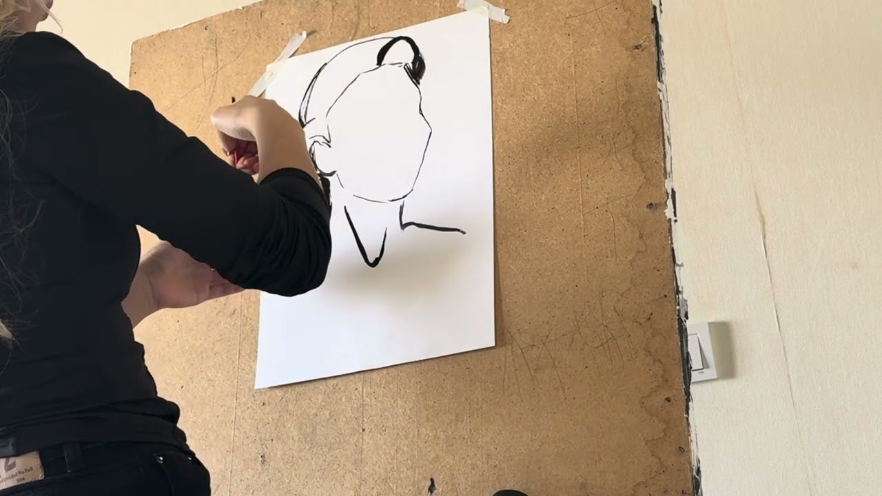 We improvise a portrait in three minutes
