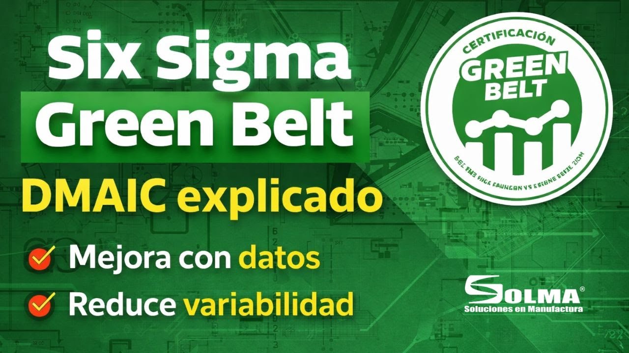 ¿Qué es Six Sigma Green Belt y cómo mejora procesos con DMAIC y DOE? | Masterclass introductoria