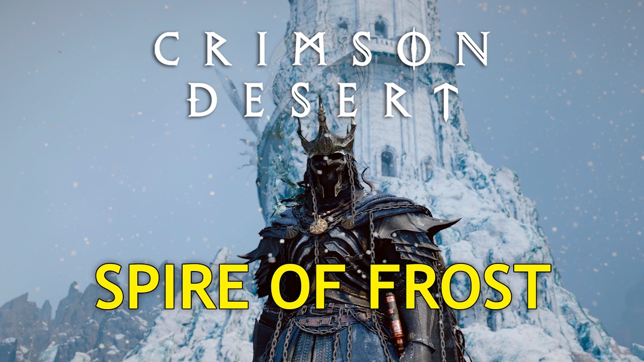 Spire of Frost | The Frostwarden | Light 7 Stone Lantern | Crimson Desert