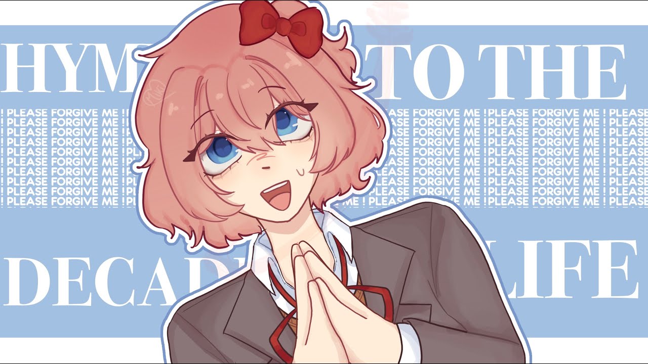 🌧️  “ Hymn To The Decadent Life “ || DDLC || Gacha + Art || Sayori angst