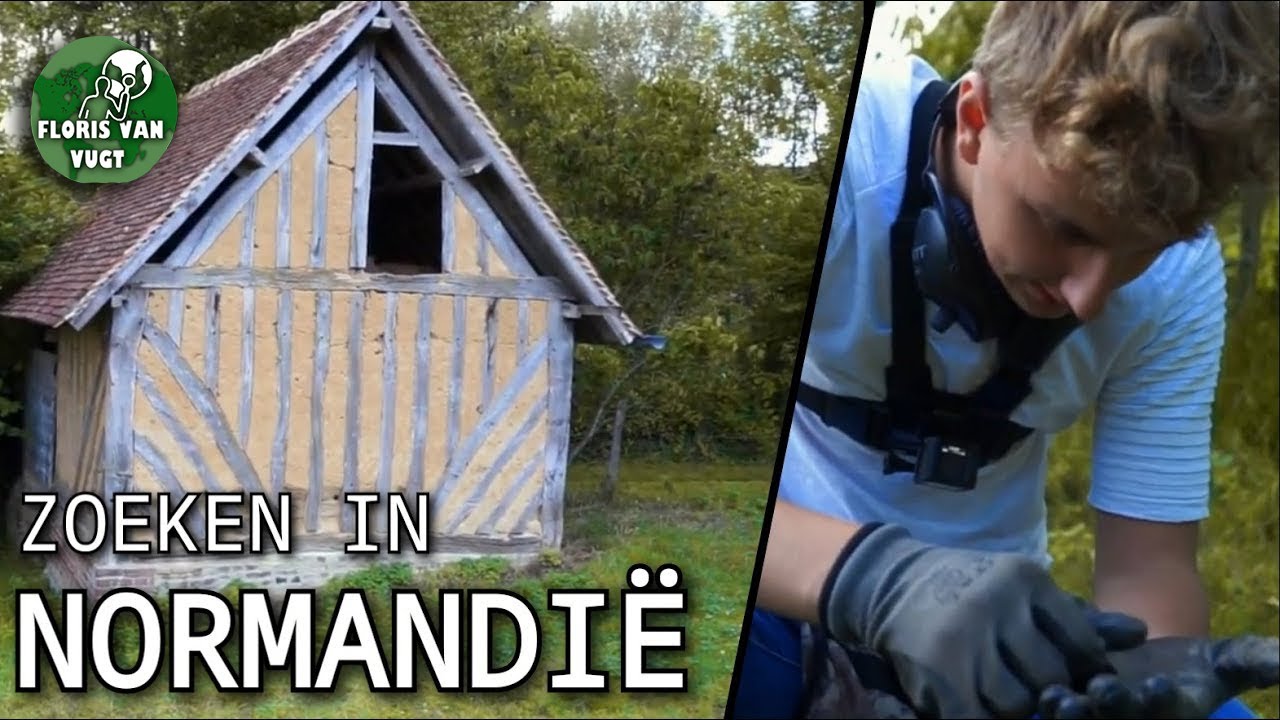 metaaldetectie in NORMANDIE, FRANKRIJK in MIDDELEEUWS DORP! [1\3]