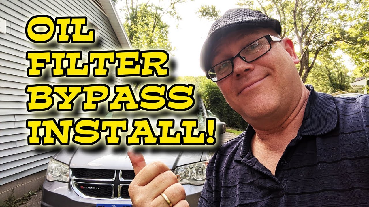 Grand Caravan Oil Filter Bypass Install and Oil Change How-To