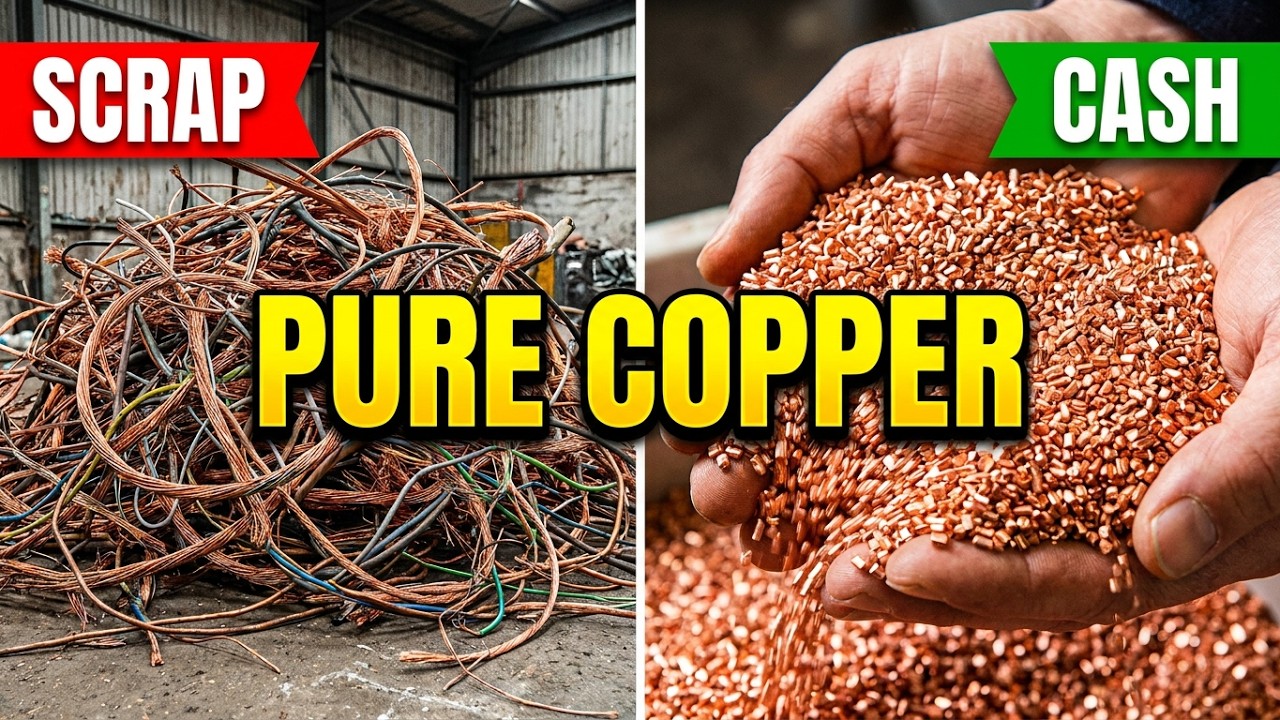 PM 600 + SINCRO Mill 530 | Scrap Wire & Copper Cable Recycling System by ERS