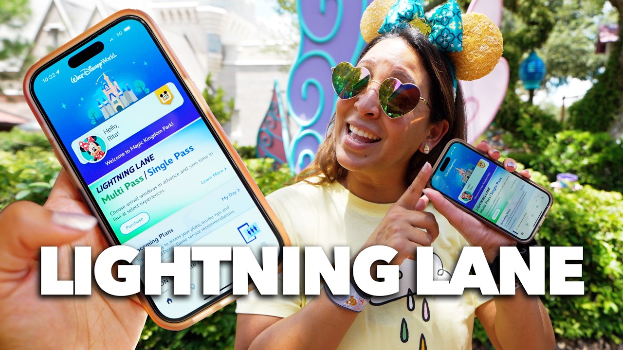 ¡CÓMO HACER las FILAS RÁPIDAS en DISNEY WORLD! ⚡️NUEVO Lightning Lane Multi Pass & Single Pass