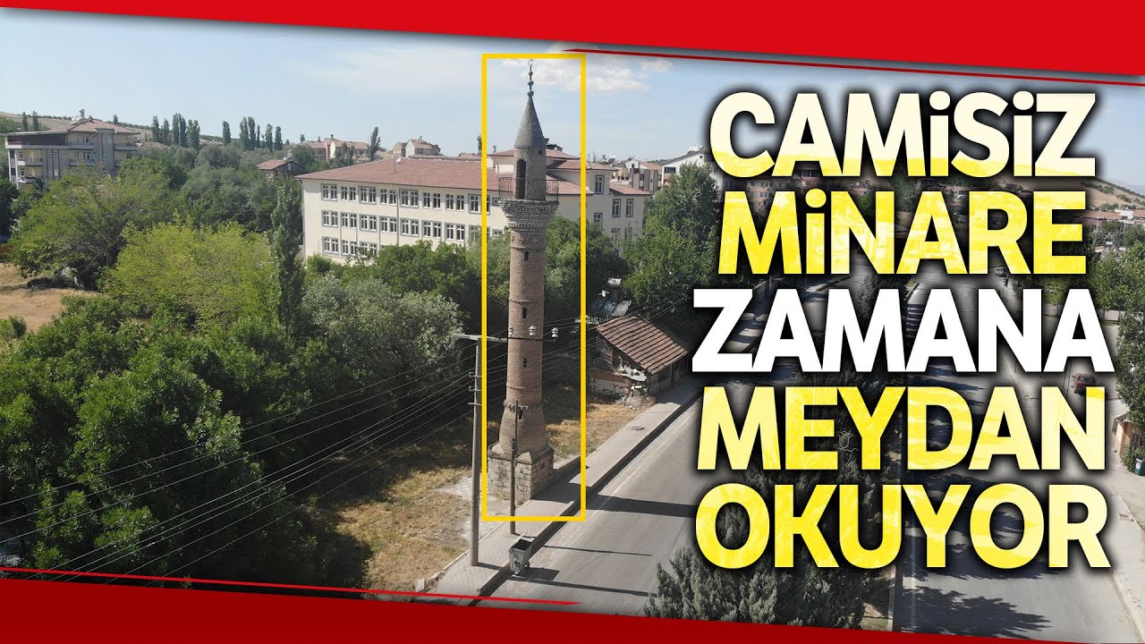 Camisi Yıkılan Yalnız Minare Zamana Meydan Okuyor