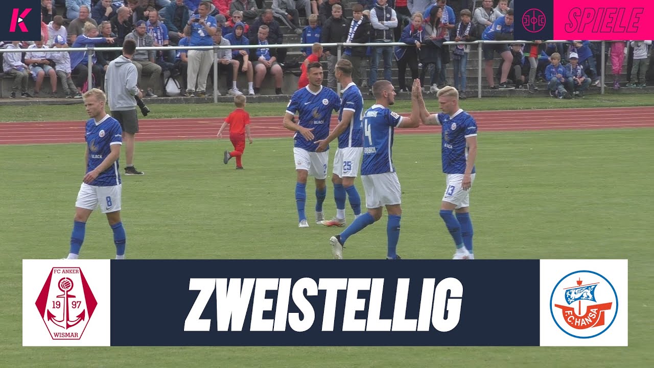 Hansa Rostock gegen Verbandsligisten eiskalt! | FC Anker Wismar - F.C. Hansa Rostock (Testspiel)