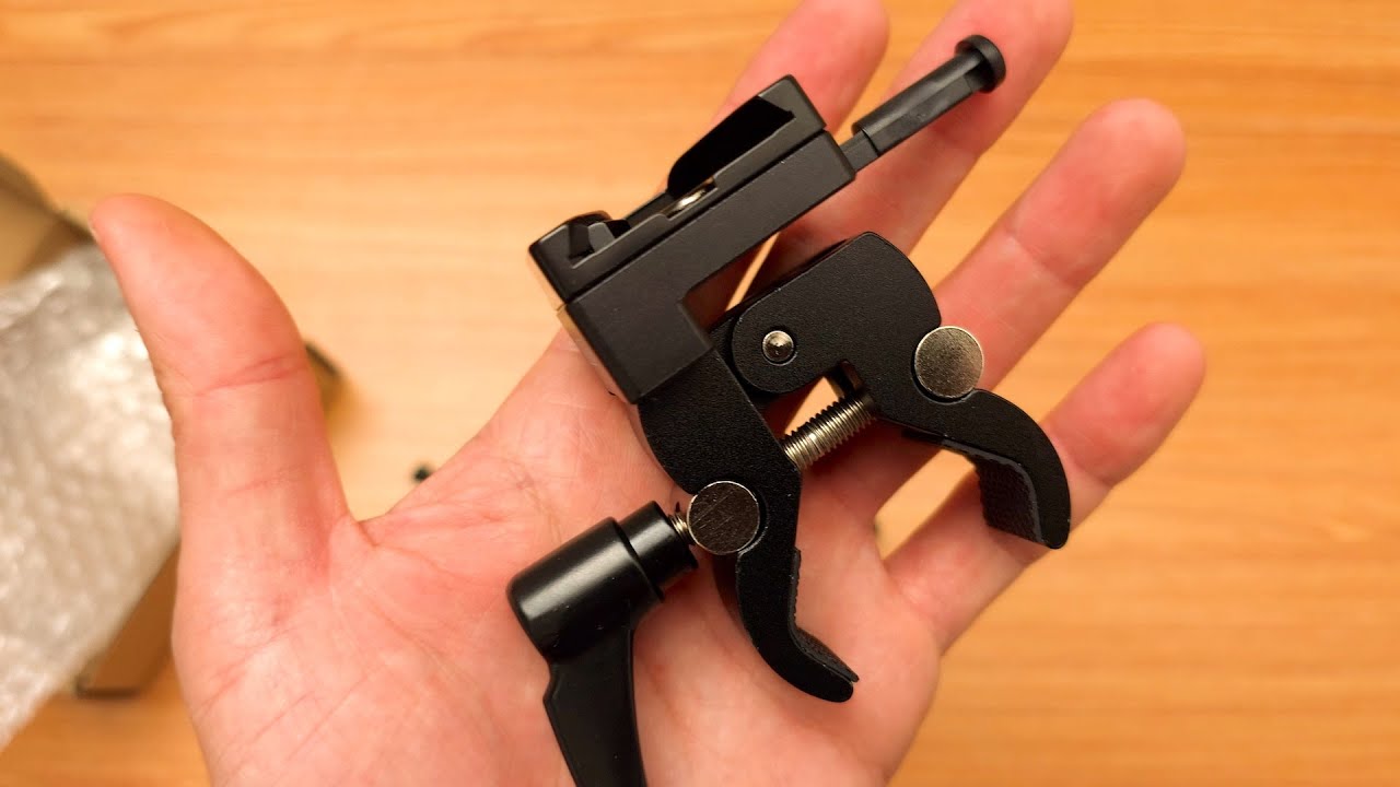V-Mount Battery Adapter with Clamp | Great accessory for V-Mount batteries
