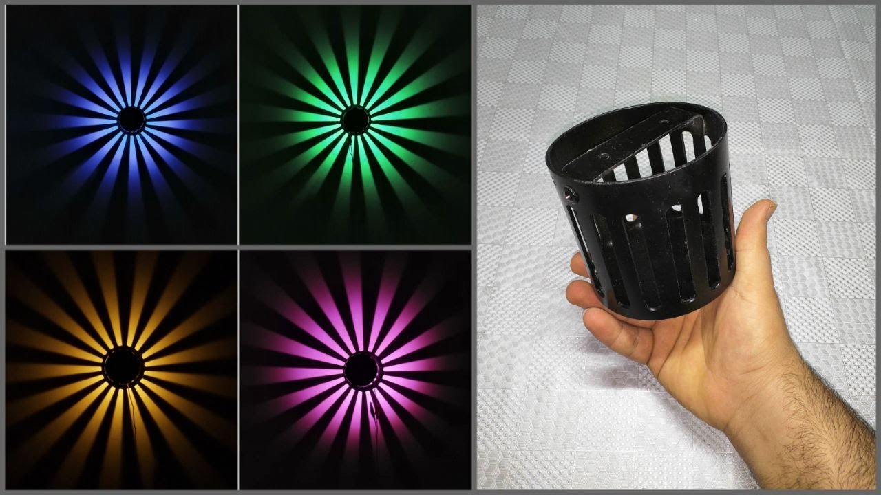 How to make a 3D lamp / PVC pipe