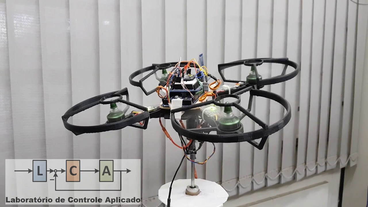 A 4DOF Quadcopter Test Bench