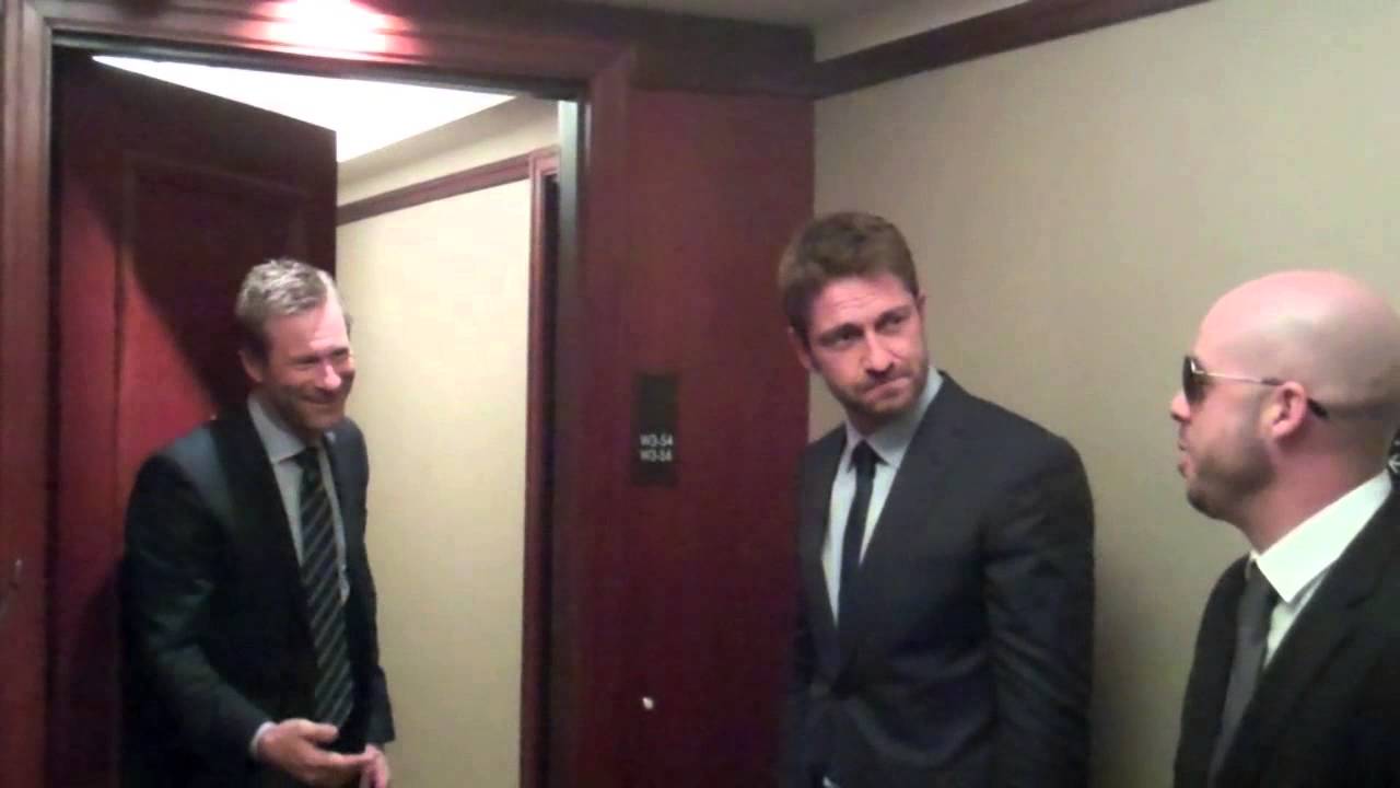 Behind The Scenes with Gerard Butler and Aaron Eckhart