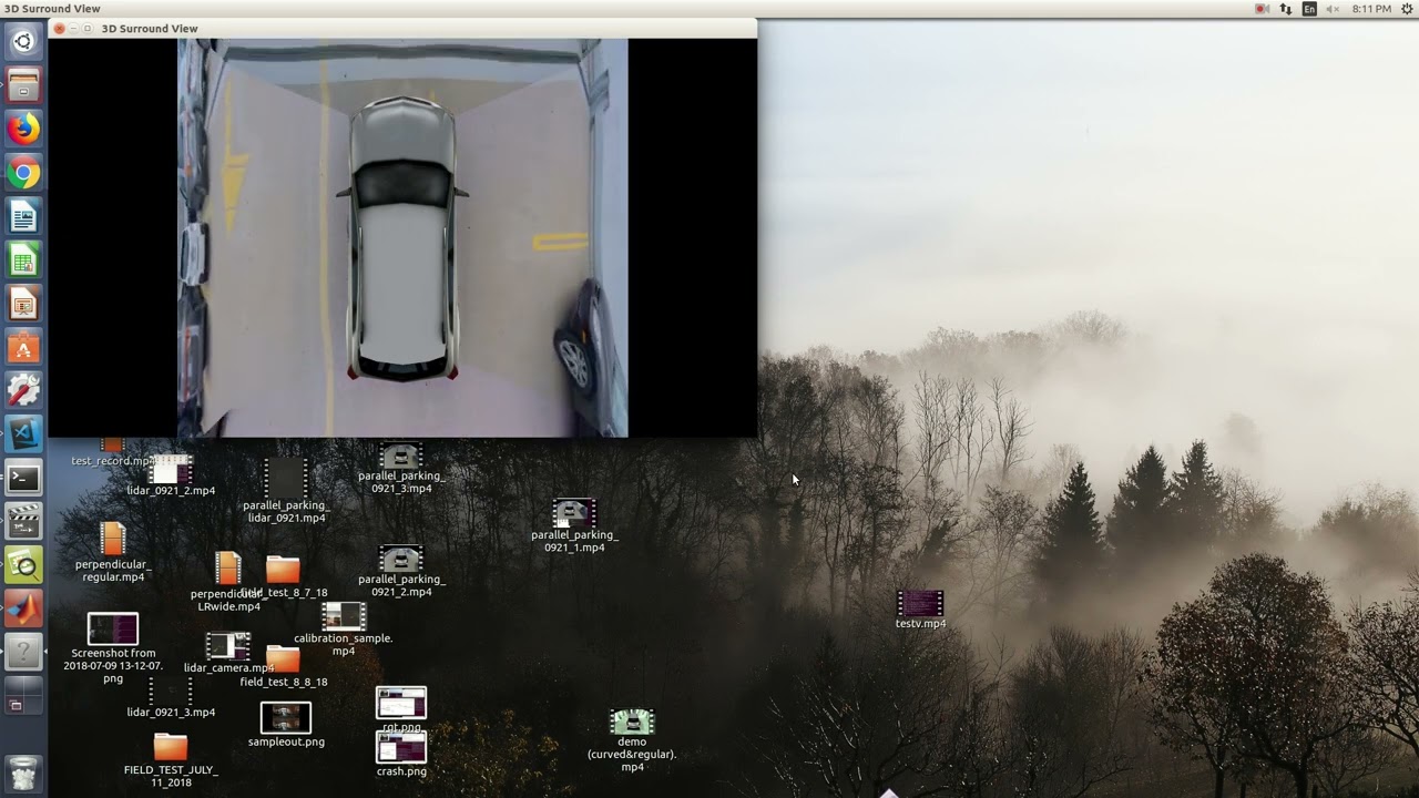 3D surround view calibration