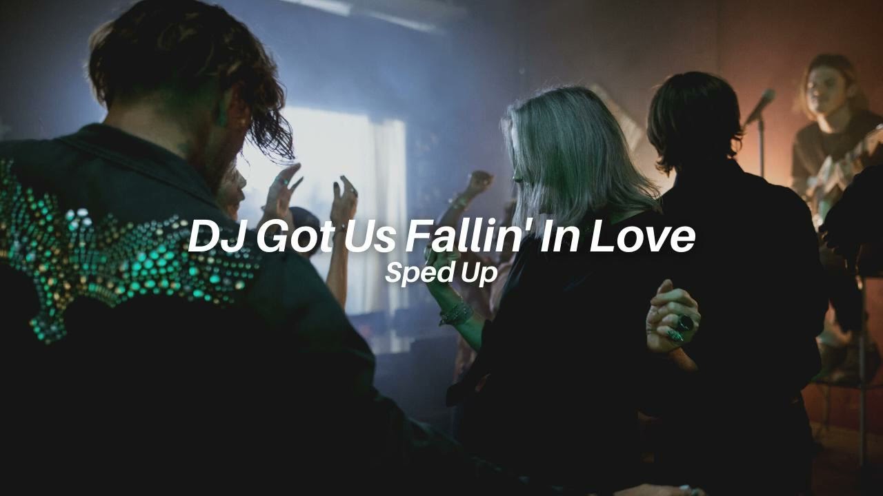 usher - dj got us fallin' in love // sped up