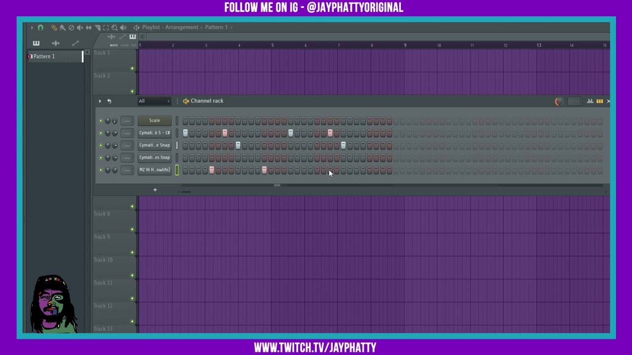 How To Make Various Drum Patterns In FL Studio 20 (Boom Bap, Rnb & Trap) FL Studio 20 Channel Rack