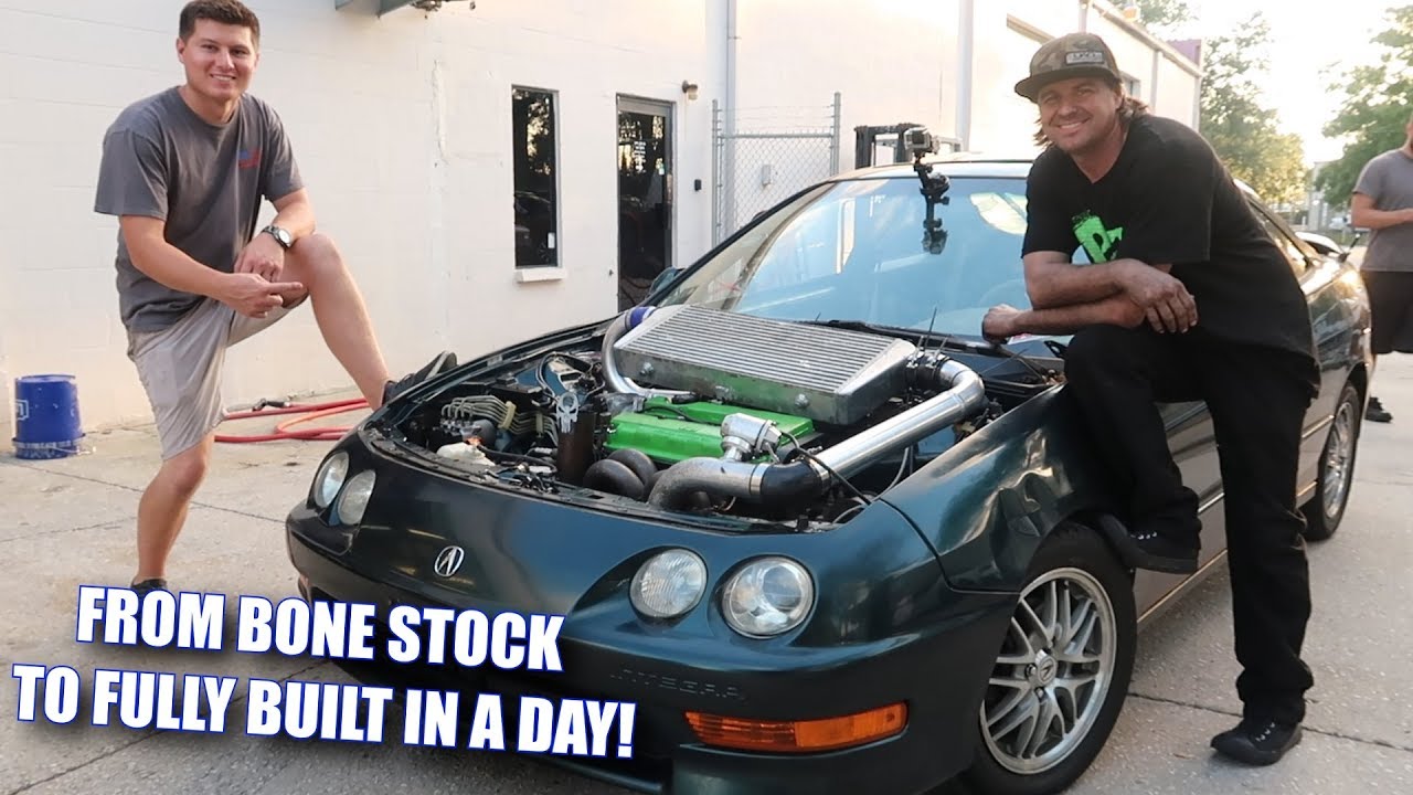 We FULLY BUILT an Integra in ONE DAY!