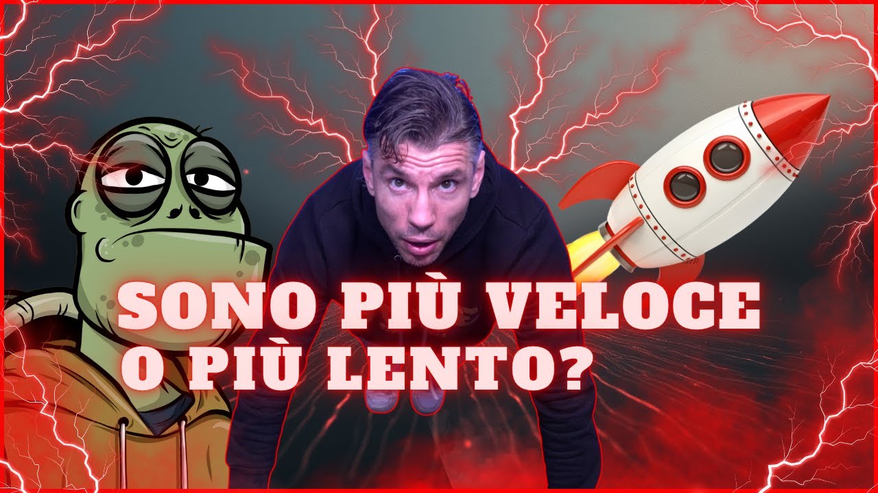 Dopo 4 setttimane di allenamento sono più VELOCE o più LENTO?