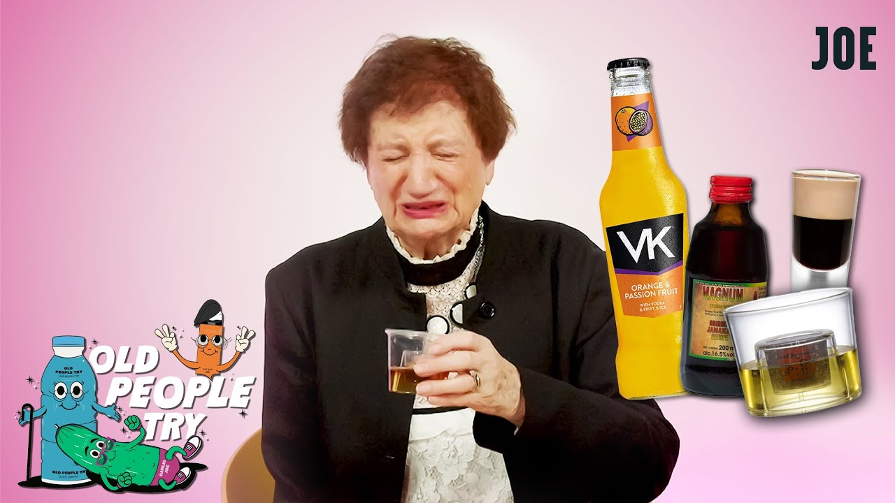 Old People Try J&auml;gerbombs, Baby Guinness and Gen-Z's favourite alcoholic drinks