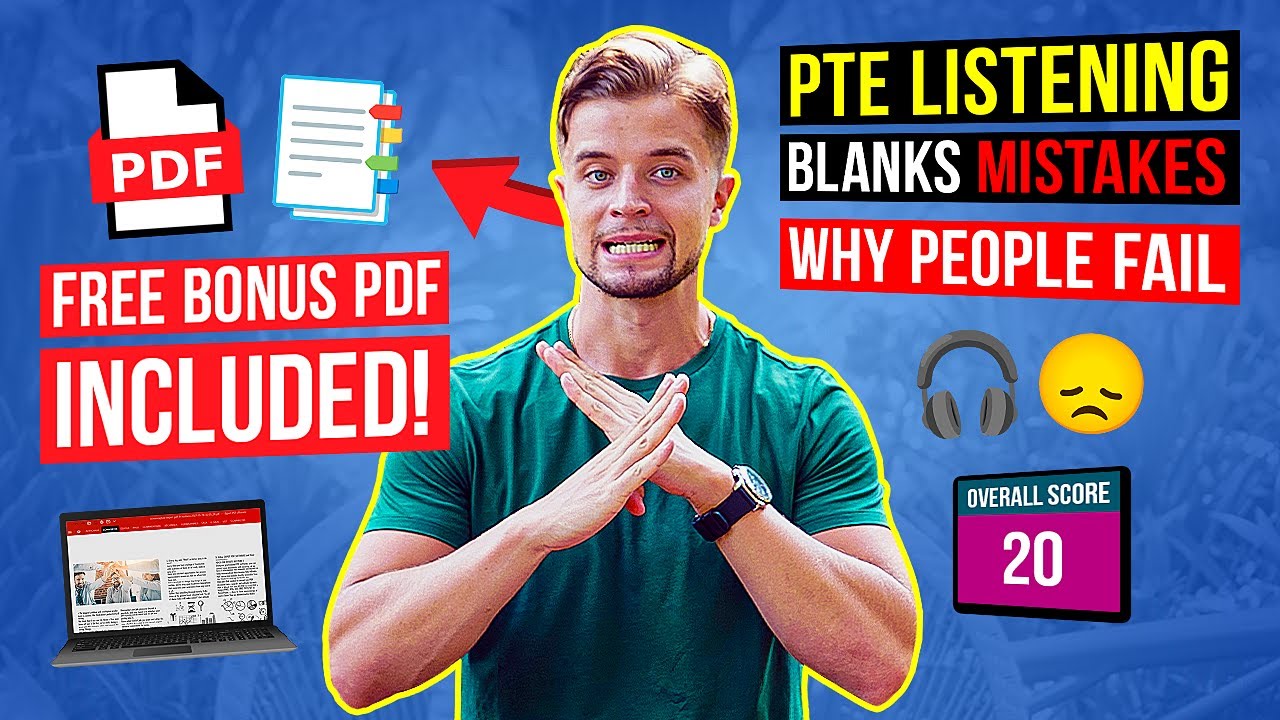 PTE Listening Fill in the Blanks (MUST-KNOW rules & why people fail)