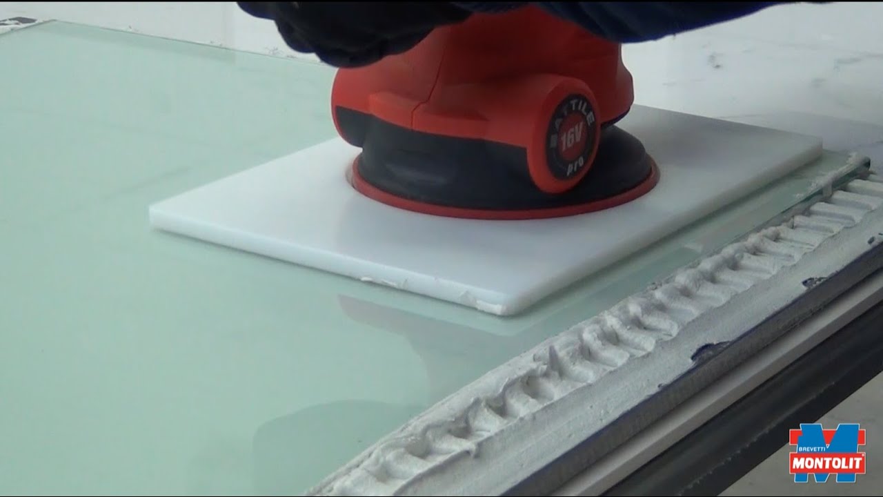 Montolit Battile Pro - Professional thumping suction cup for tiles and slabs