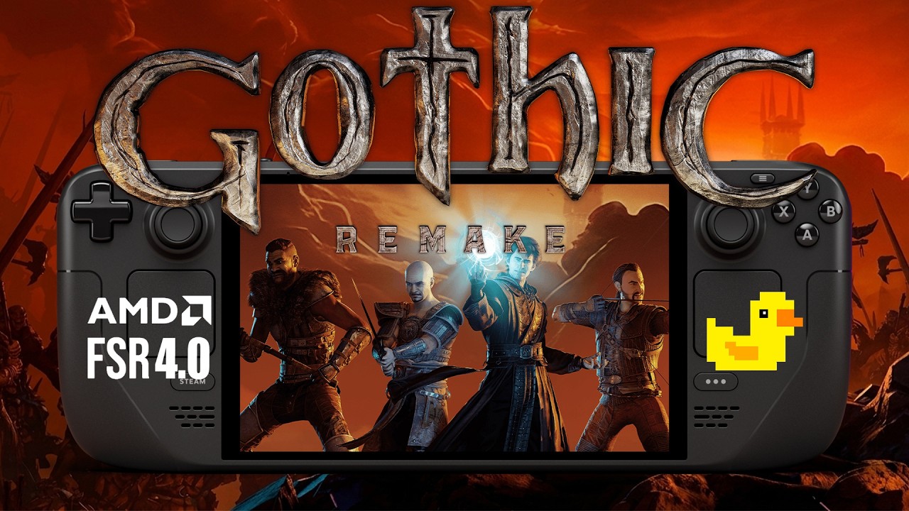 Gothic Remake on Steam Deck &mdash; FSR 4 & Lossless Scaling Performance Test