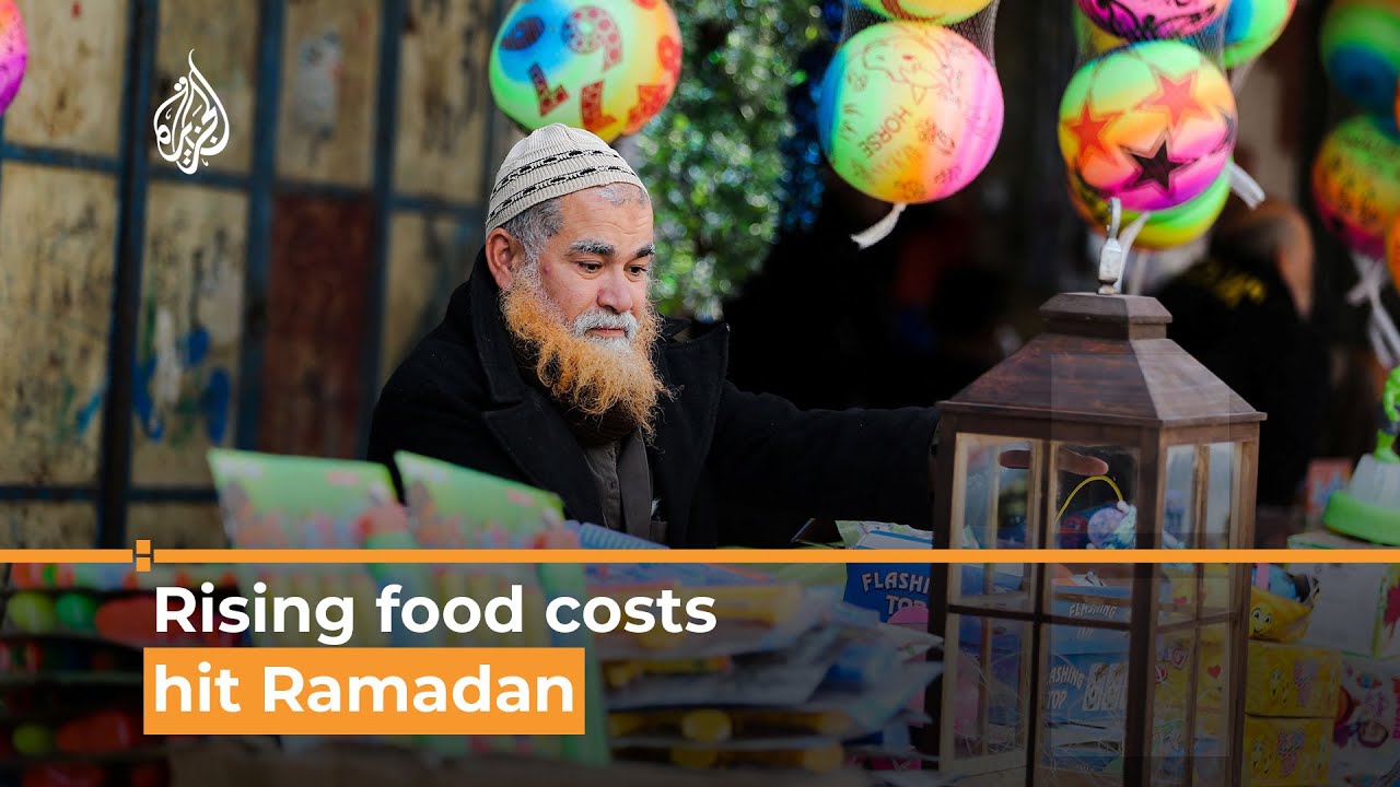 Shoppers stocking up for Ramadan facing rising prices I Al Jazeera Newsfeed