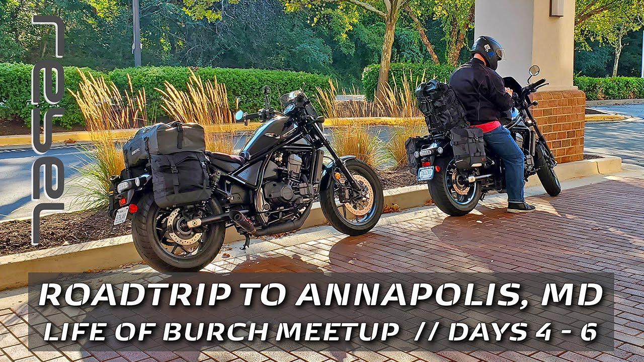 ROADTRIP: 2021 Honda Rebel 1100 Cross Country Trip // Life Of Burch Meet-up // Days 4-6