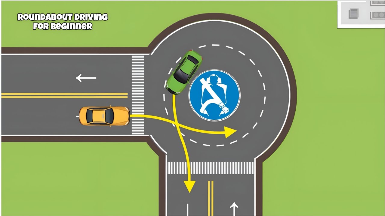ROUNDABOUT DRIVING FOR BEGINNER'S