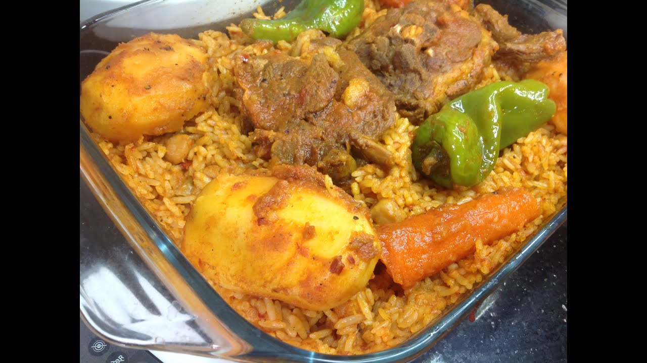 Riz à l'agneau روز تونسي بلحم العلوش