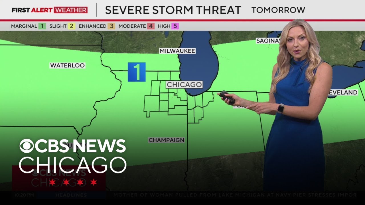 Afternoon and evening storms Tuesday in Chicago